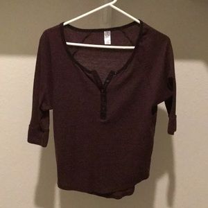 Alternative Earth quarter sleeve shirt